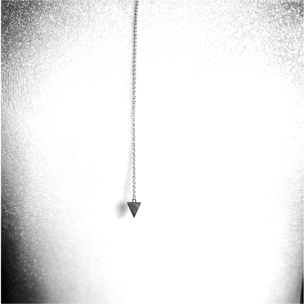 Gorjana Women's Double Strand Pendant Necklace Silver Tone Chain Lobster Closure - Picture 4 of 5
